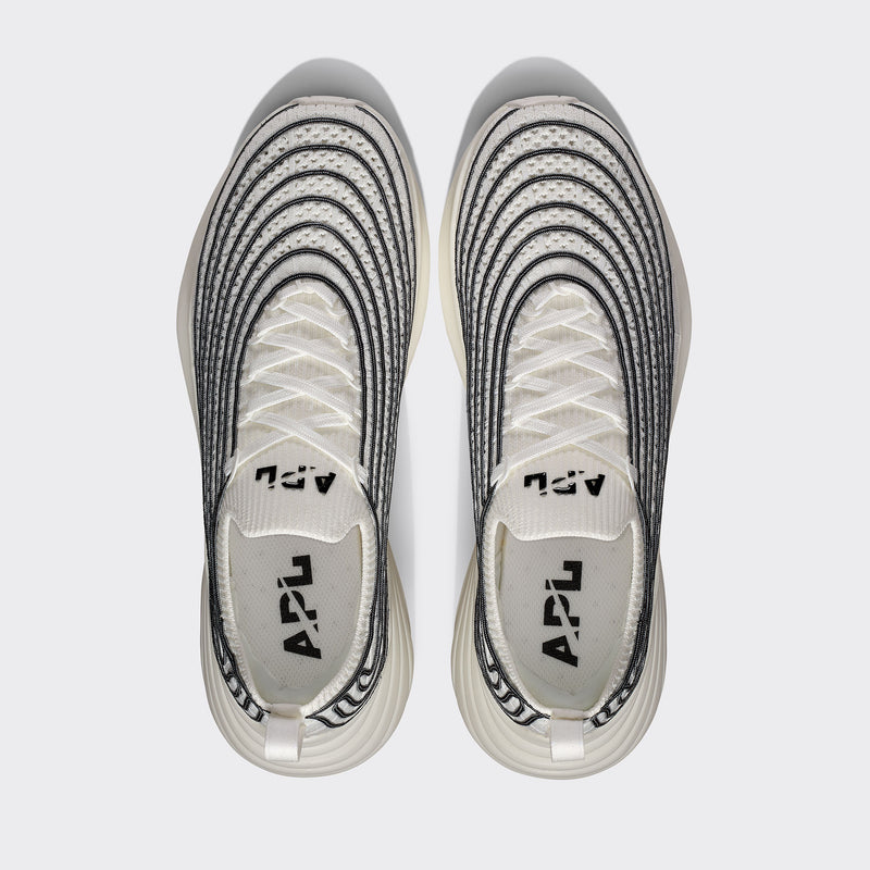 Men's TechLoom Zipline Ivory / Black / Reflective Silver