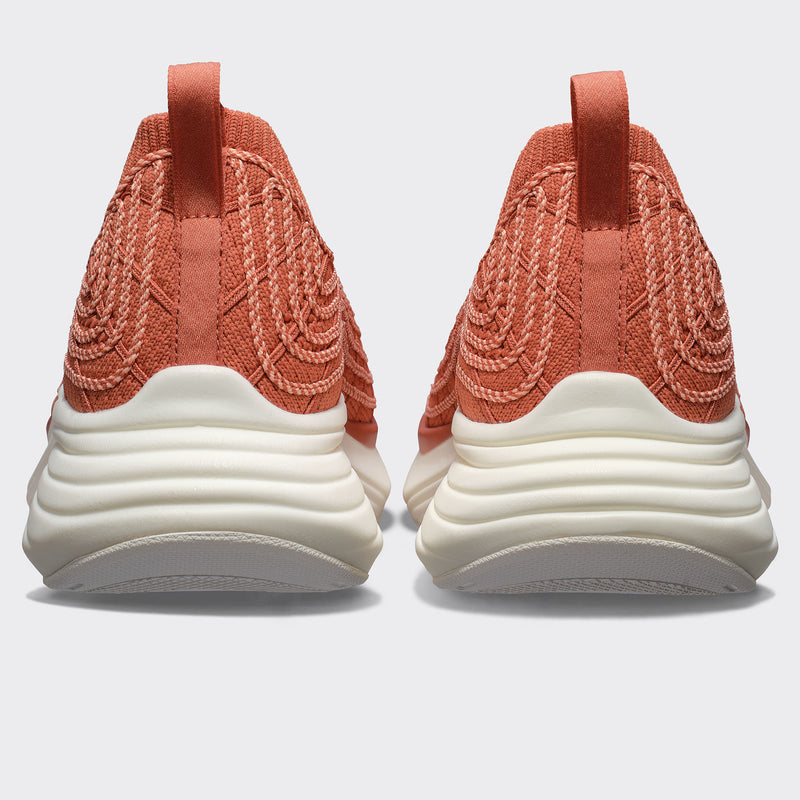 Women's TechLoom Zipline Rust / Neon Peach / Pixel view 3