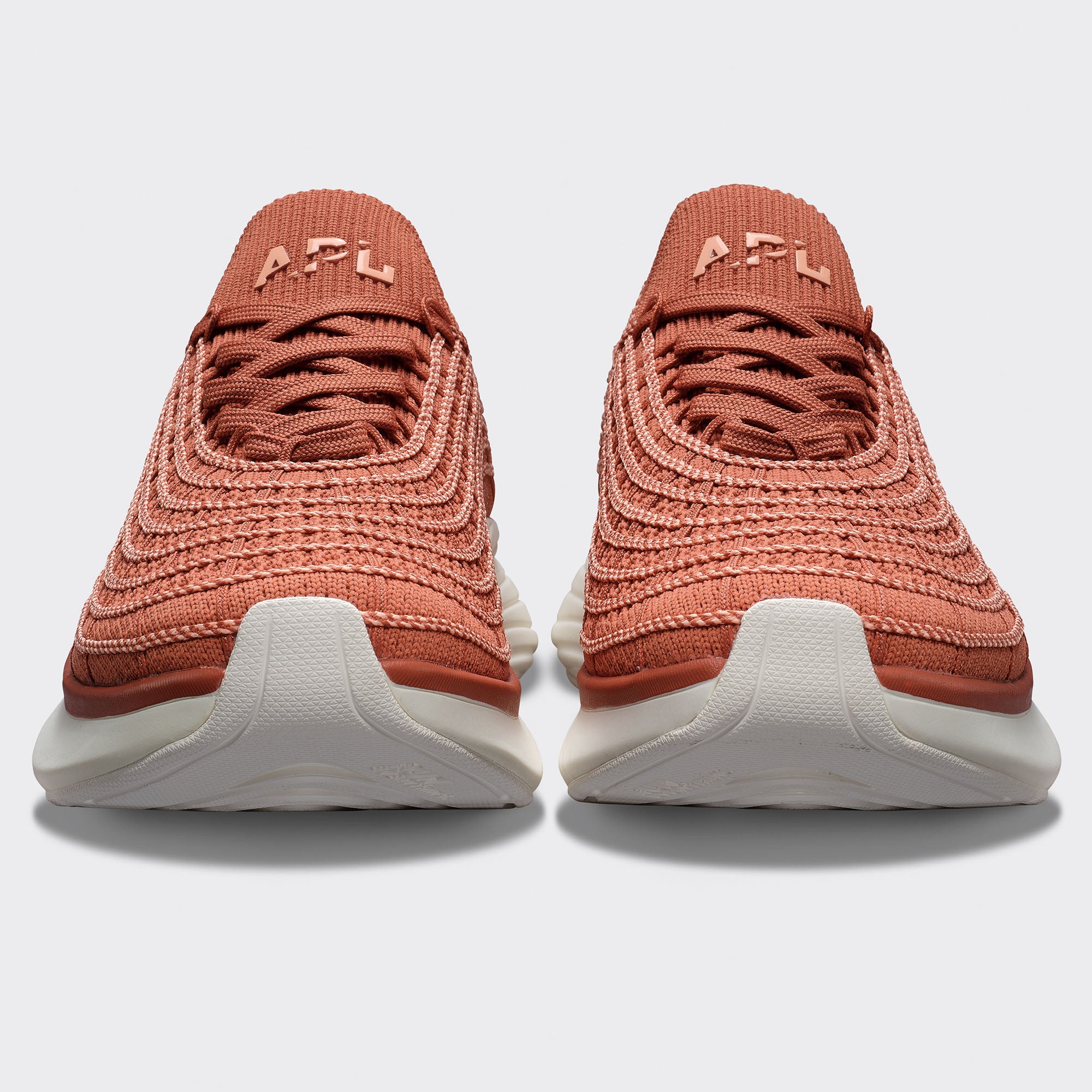 Women's TechLoom Zipline Rust / Neon Peach / Pixel | APL Shoes
