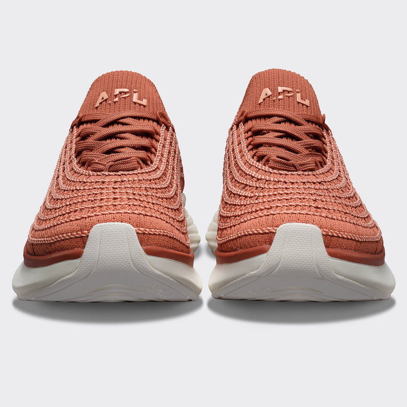 Women's TechLoom Zipline Rust / Neon Peach / Pixel view 4