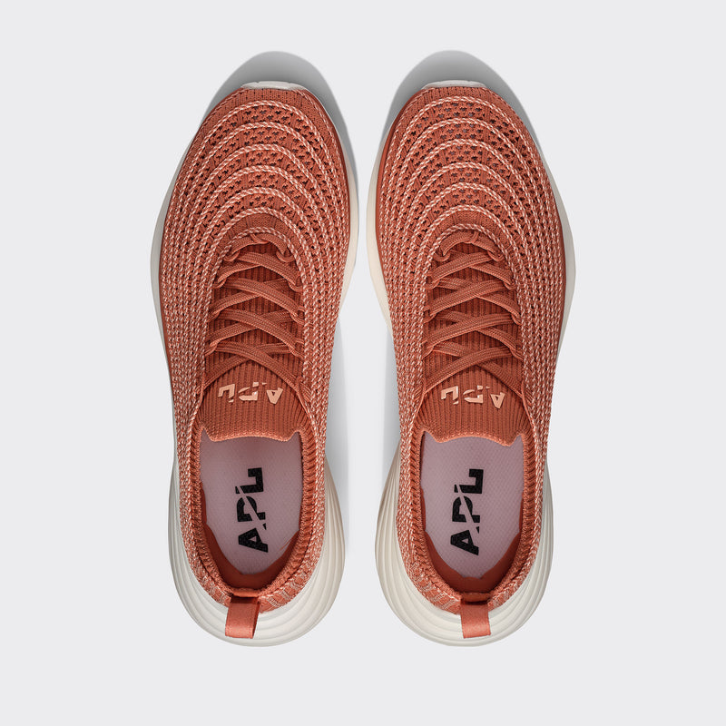 Women's TechLoom Zipline Rust / Neon Peach / Pixel view 5