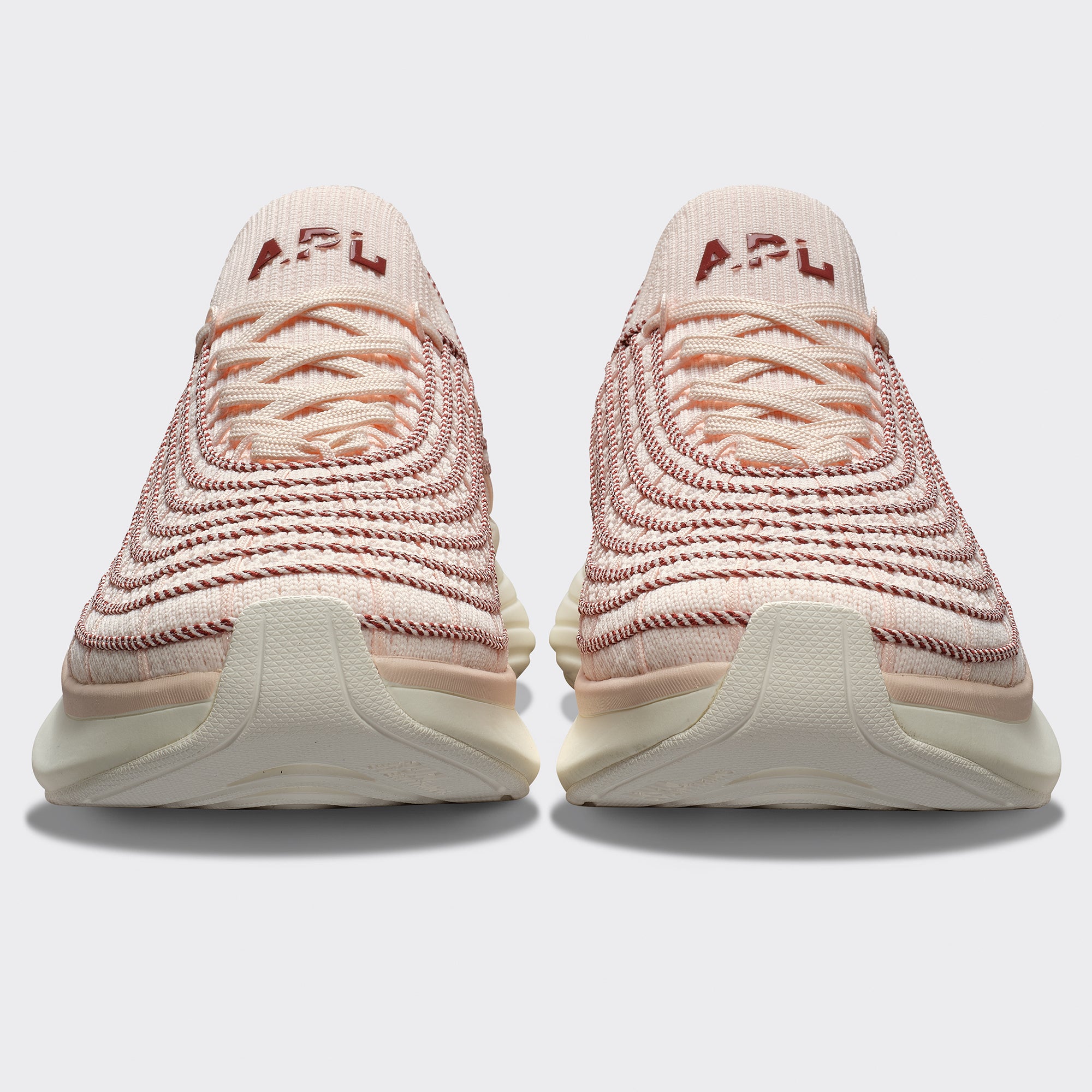 Women&#39;s TechLoom Zipline Creme / Bordeaux / Pixel view 4