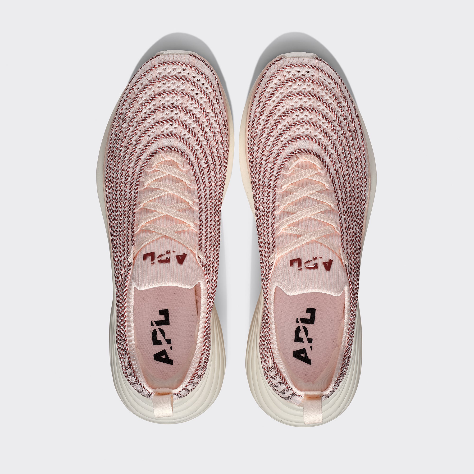 Women&#39;s TechLoom Zipline Creme / Bordeaux / Pixel view 5