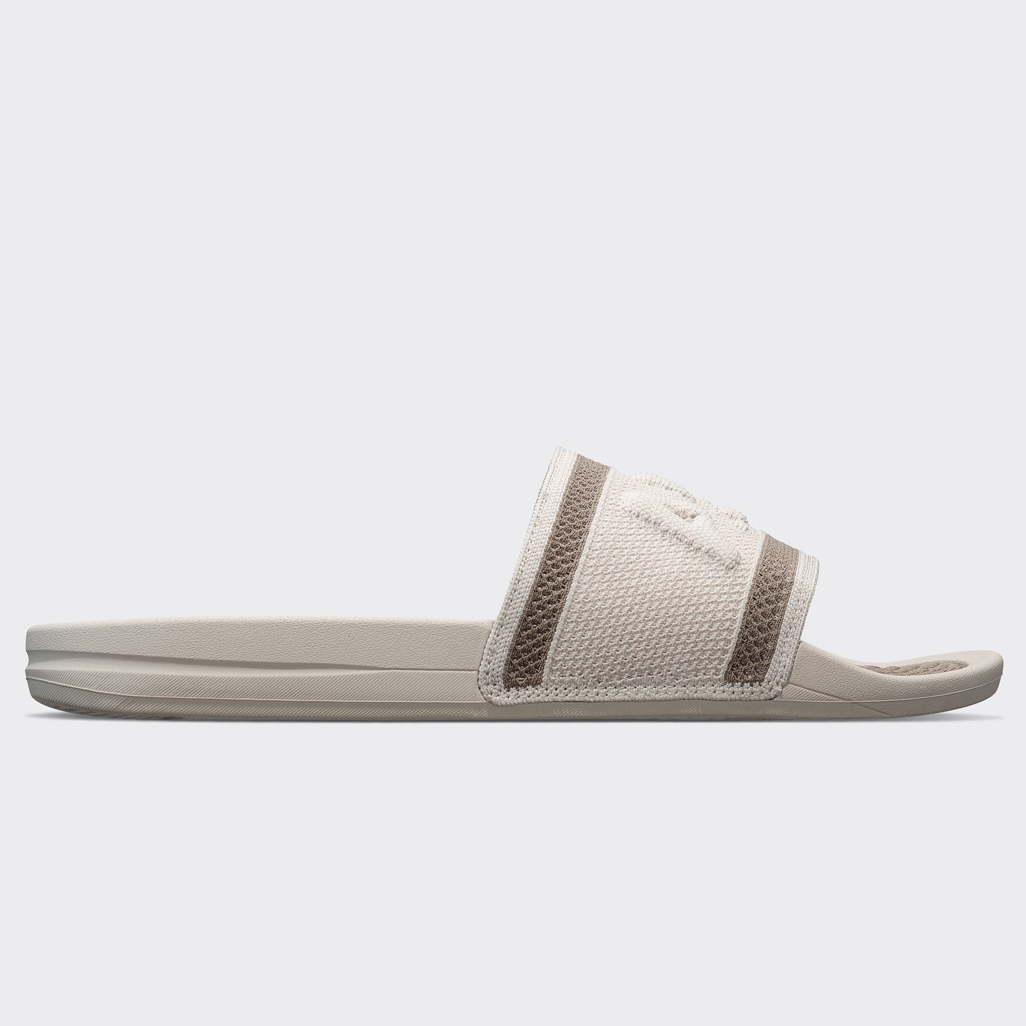Men's Big Logo TechLoom Slide Pearl / Cobblestone view 2