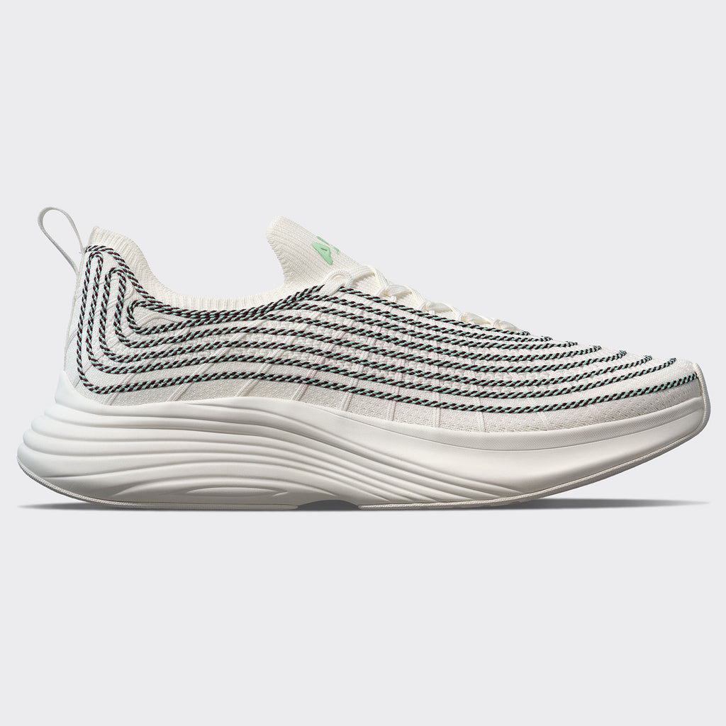 Men's TechLoom Zipline Ivory / Burgundy / Mint | APL Shoes