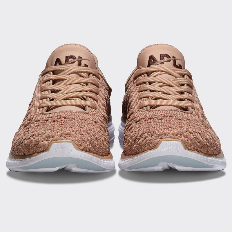 Women's TechLoom Phantom Latte / Dark Umber / White view 4