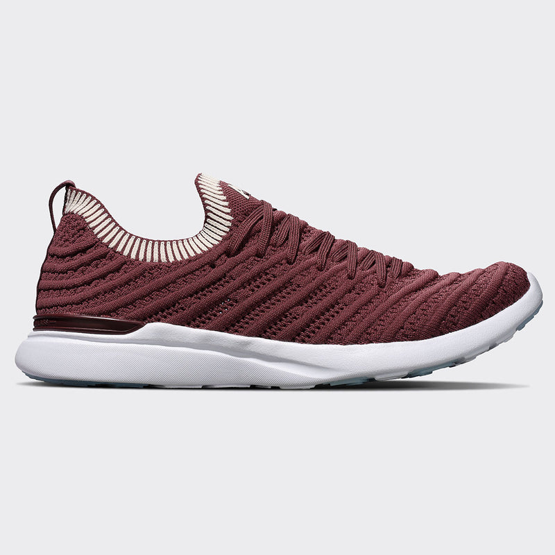Women's TechLoom Wave Burgundy / Creme / Ribbed view 1