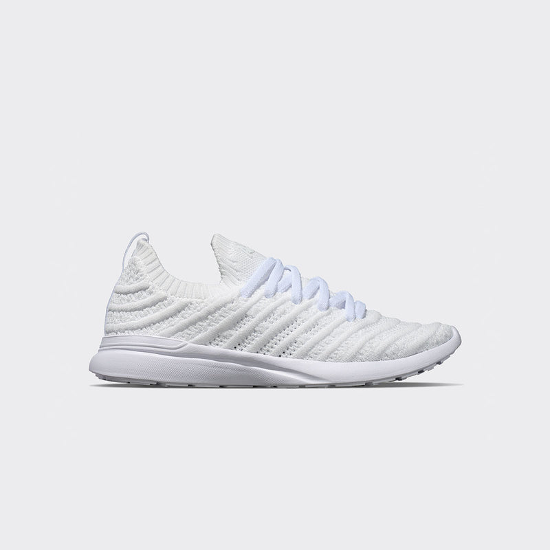 Youth's TechLoom Wave White / White view 1
