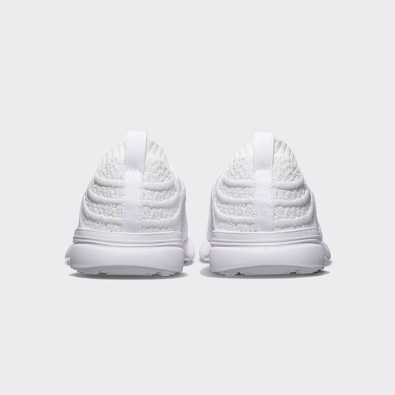 Youth's TechLoom Wave White / White view 3