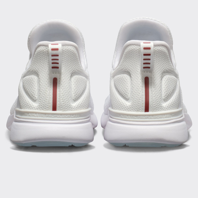 Men's TechLoom Tracer White / Bordeaux view 3