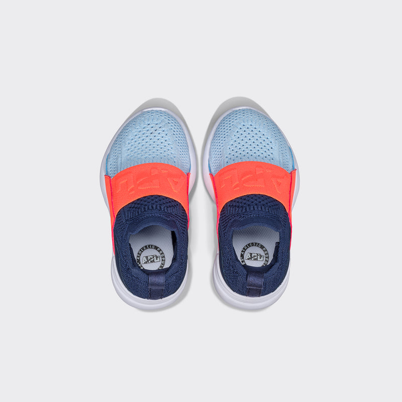Kid's TechLoom Bliss Navy / Laser Red / Cloudless view 5