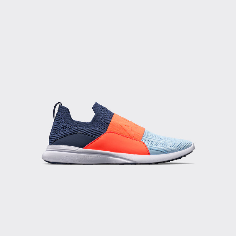 Youth's TechLoom Bliss  Navy / Laser Red / Cloudless view 1