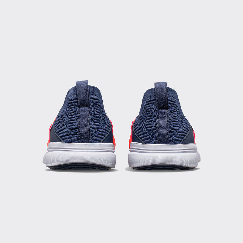 Youth's TechLoom Bliss  Navy / Laser Red / Cloudless view 3