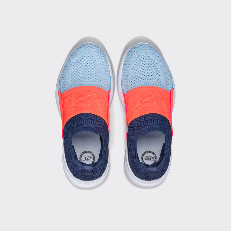 Youth's TechLoom Bliss  Navy / Laser Red / Cloudless view 5