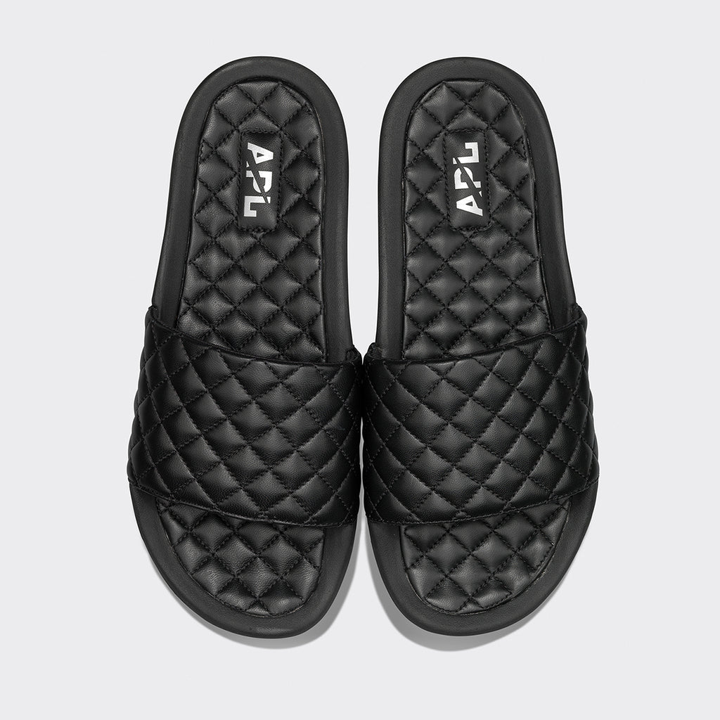 APL Lusso Slide Chocolate Leather/Cream Men\'s Size 9 Women\'s Size 10.5 EU 42 NEW Slides | APL Shoes main image 3