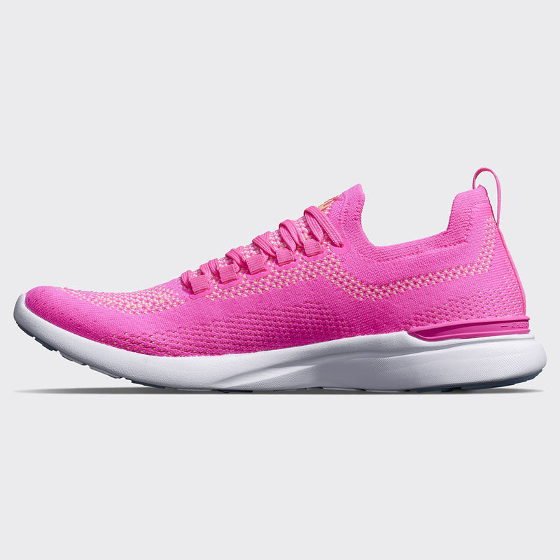 Women's TechLoom Breeze Fusion Pink / Faded Peach / White view 2