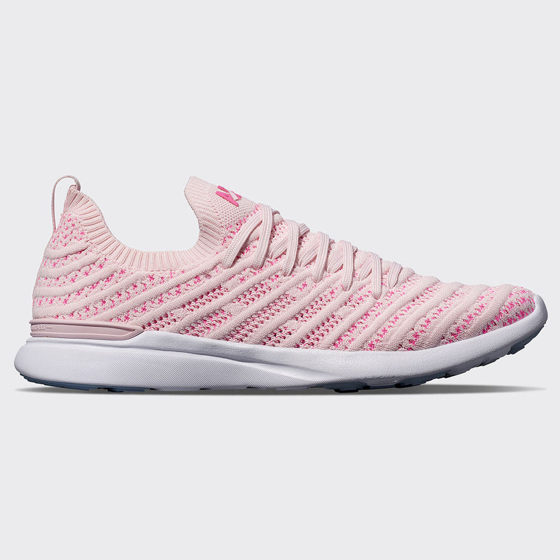 Women's TechLoom Wave Bleached Pink / Fusion Pink / White view 1