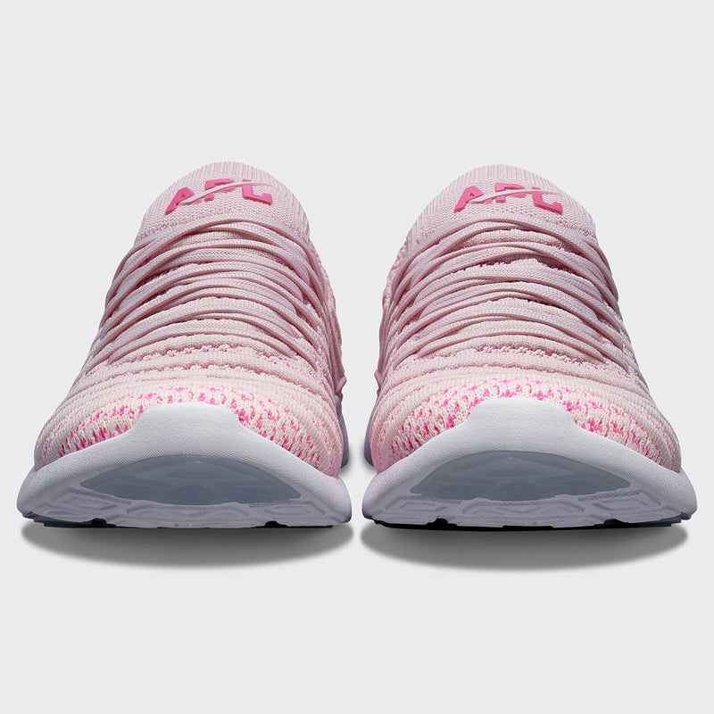Women's TechLoom Wave Bleached Pink / Fusion Pink / White view 4