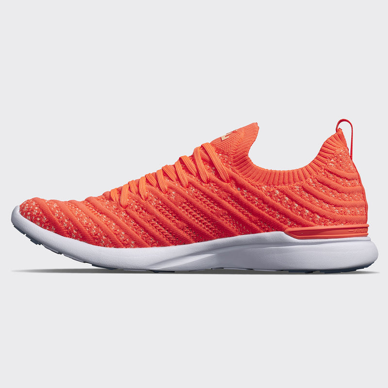 Men's TechLoom Wave Impulse Red / Faded Peach / White view 2