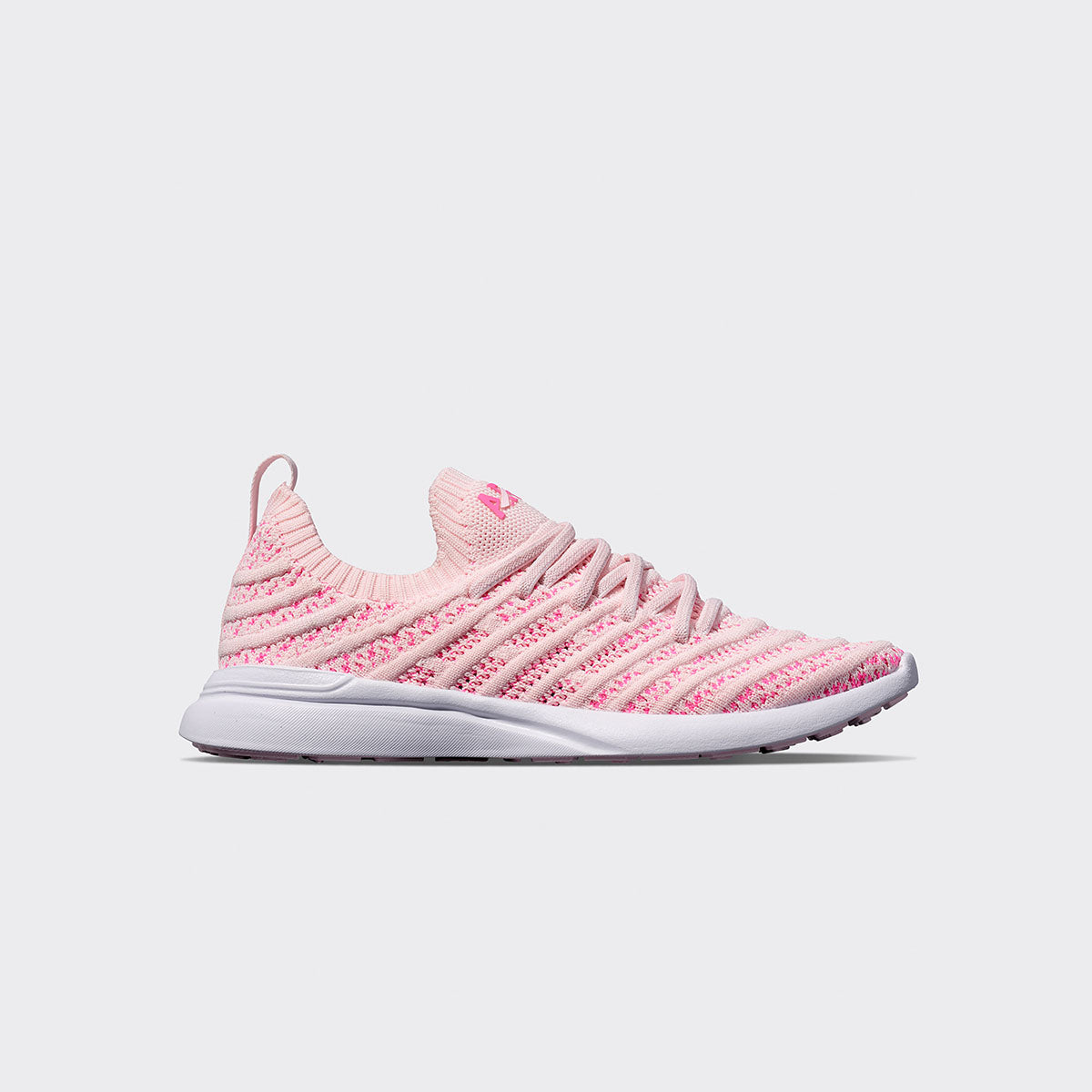 Youth&#39;s TechLoom Wave Bleached Pink / Fusion Pink / White view 1