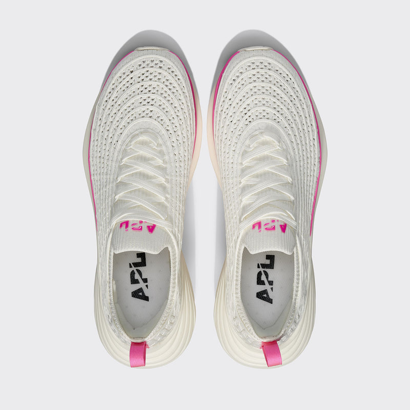 Women's TechLoom Zipline Ivory / Fusion Pink view 5