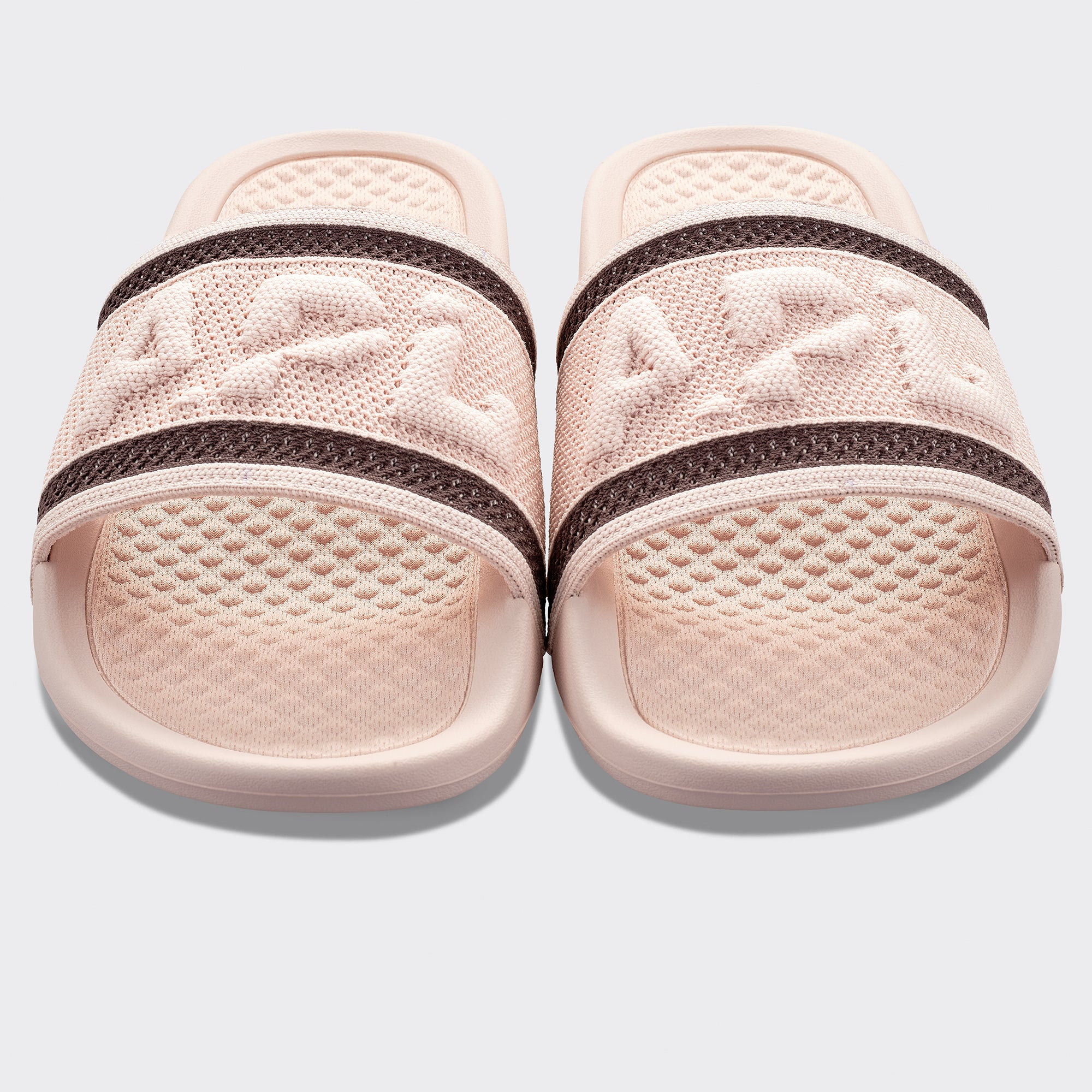 Women's Big Logo TechLoom Slide Oat Silk / Chocolate view 5