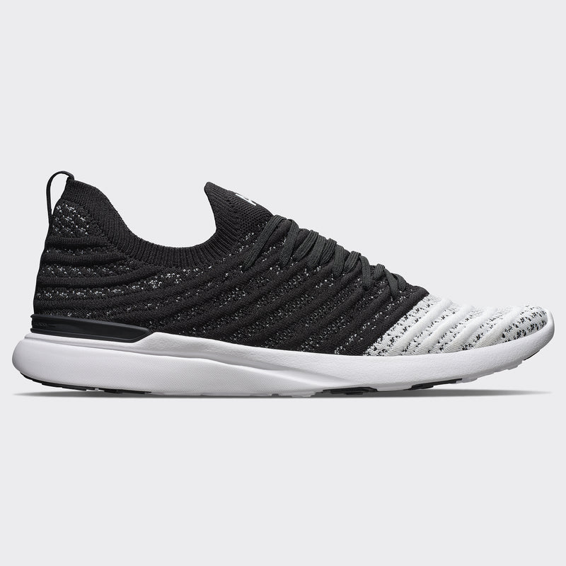 Men's TechLoom Wave Black / White / White view 1