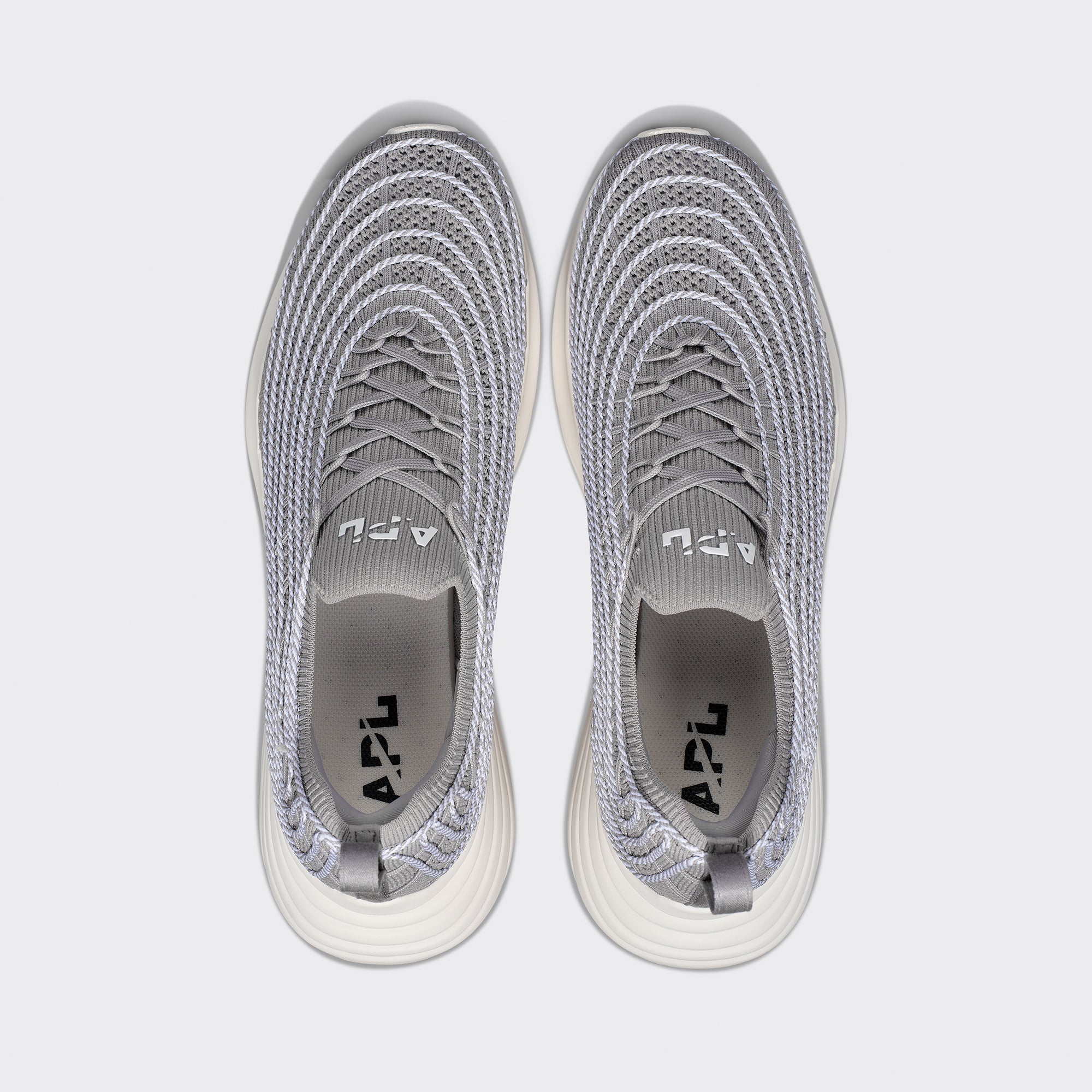 Men's TechLoom Zipline Cement / Ivory / Pixel view 5