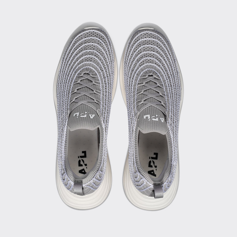 Women's TechLoom Zipline Cement / Ivory / Pixel view 5