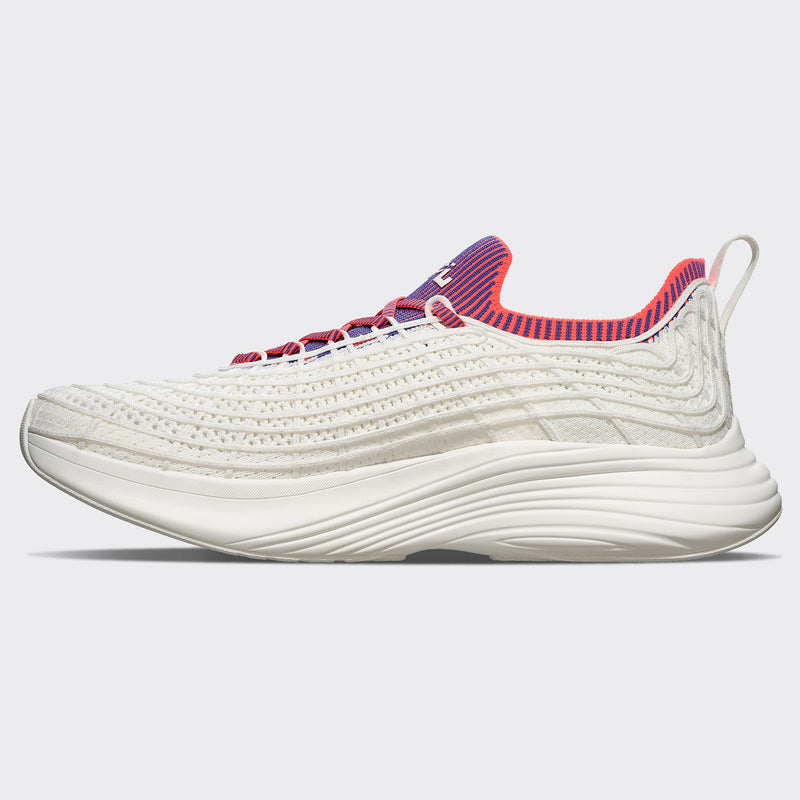 Women's TechLoom Zipline Ivory / Blue Haze / Impulse Red view 2