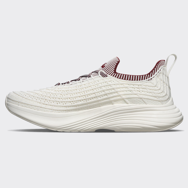 Women's TechLoom Zipline Ivory / Burgundy / Ribbed view 2