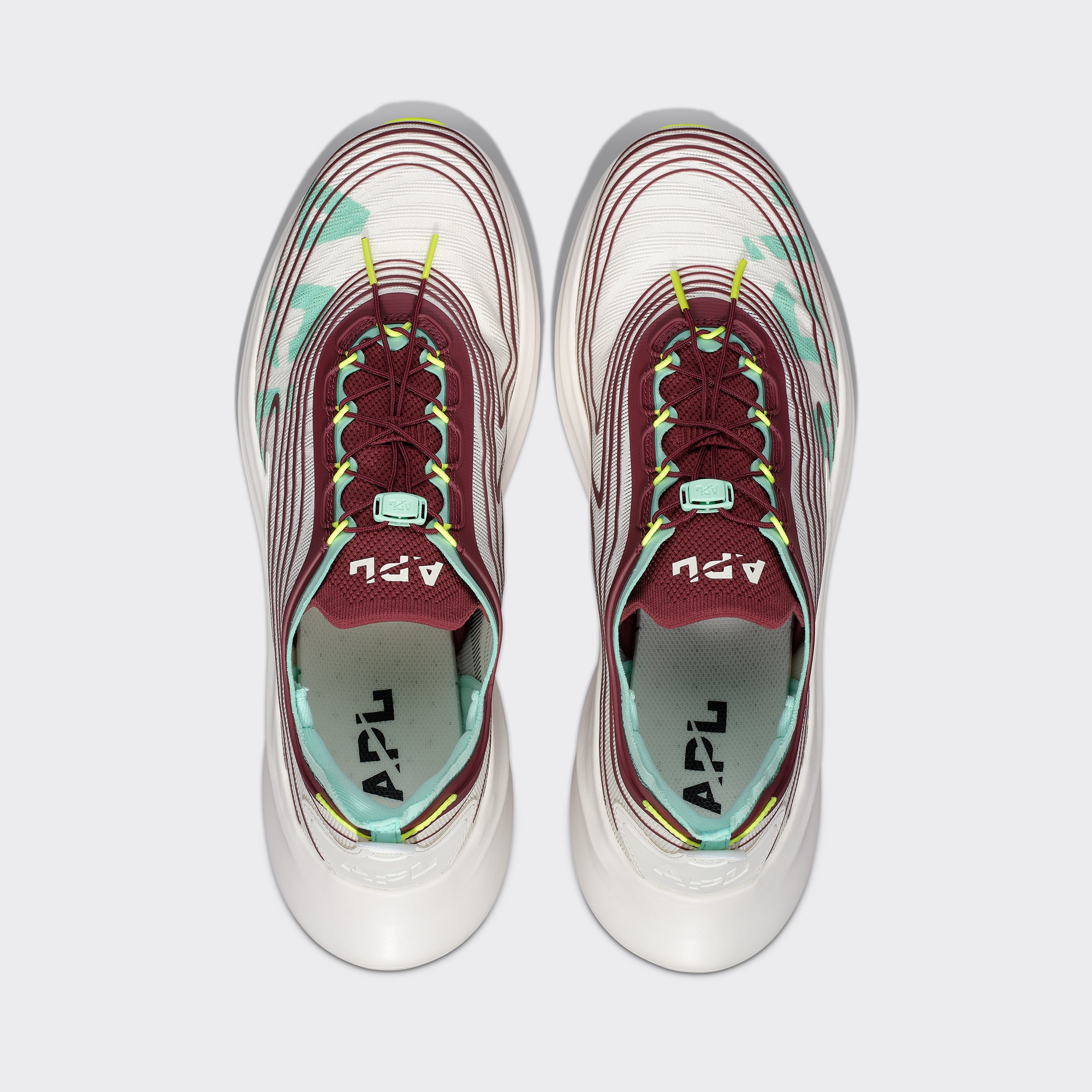Men's APL Veil Ivory / Burgundy / Mint view 5
