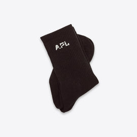 APL Lux Logo Socks Black / White
