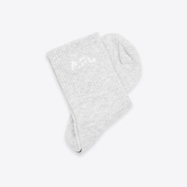 APL Lux Logo Socks Heather Grey / Ivory