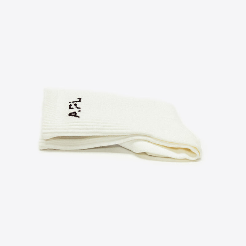 APL Lux Logo Socks Ivory / Black