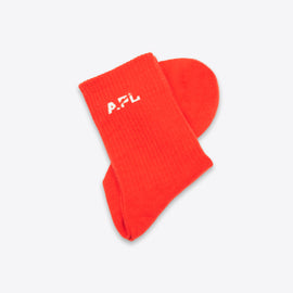 APL Lux Logo Socks Laser Red / White