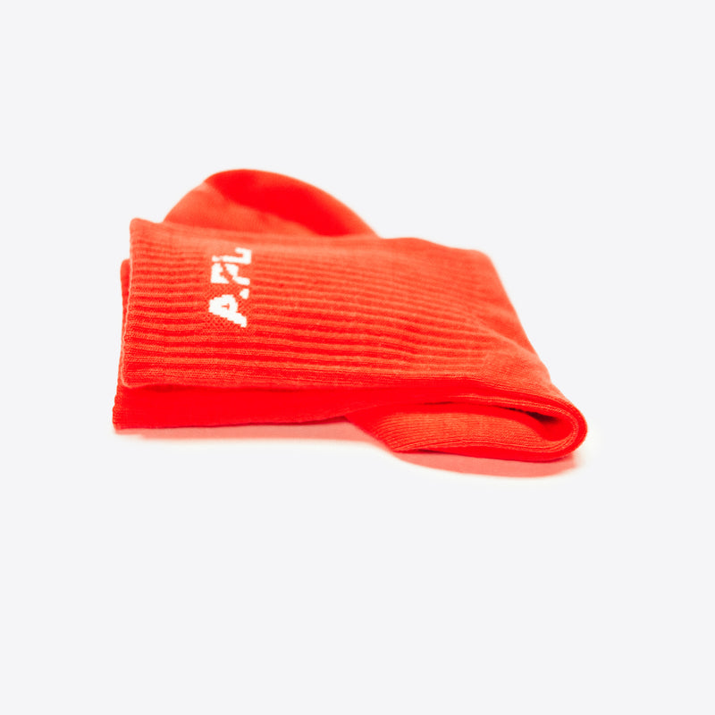 APL Lux Logo Socks Laser Red / White