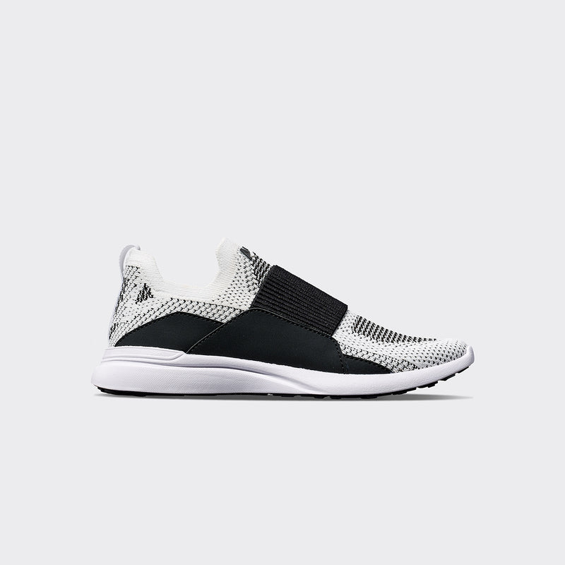 Youth's TechLoom Bliss White / Black / Black / Ribbed view 1