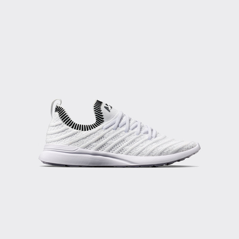 Youth's TechLoom Wave White / Black / Ribbed view 1