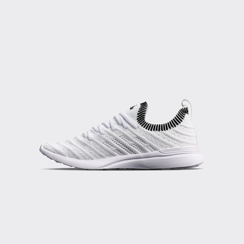 Youth's TechLoom Wave White / Black / Ribbed view 2