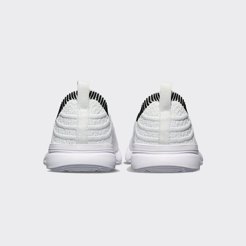 Youth's TechLoom Wave White / Black / Ribbed view 3