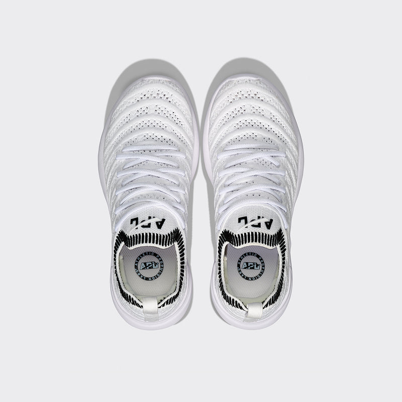 Youth's TechLoom Wave White / Black / Ribbed view 5