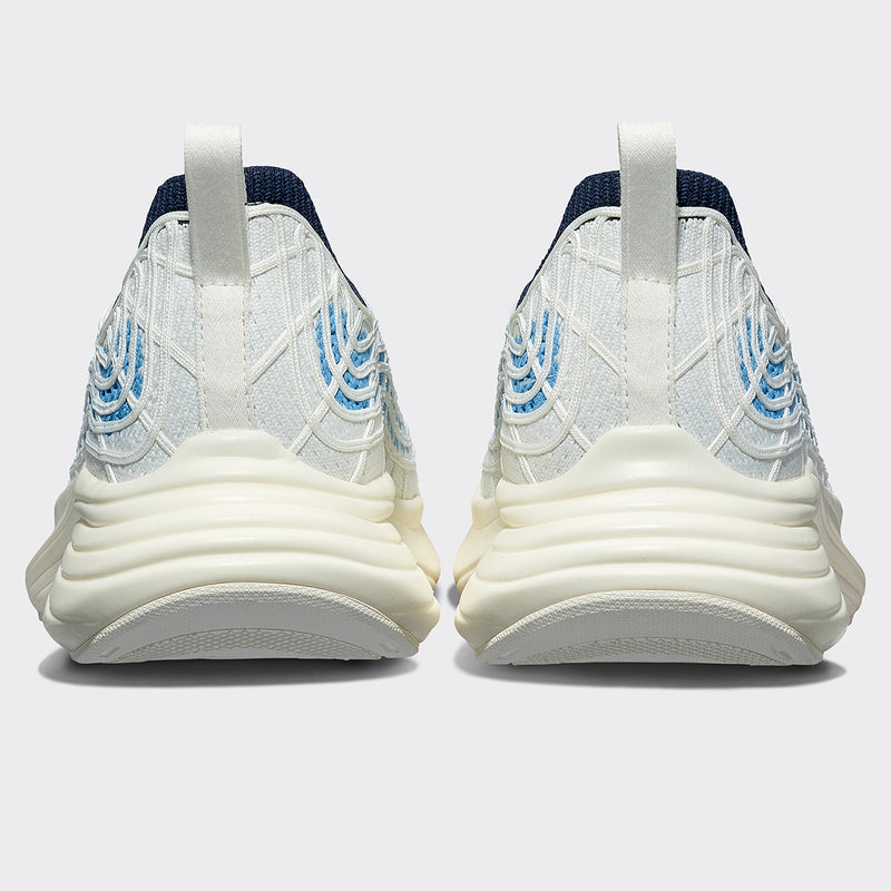 Women's TechLoom Zipline Ivory / Coastal Blue / Navy view 3