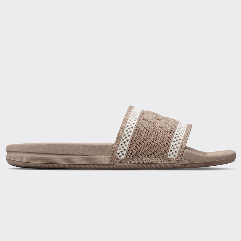 Women's Big Logo TechLoom Slide Sandstone / Ivory