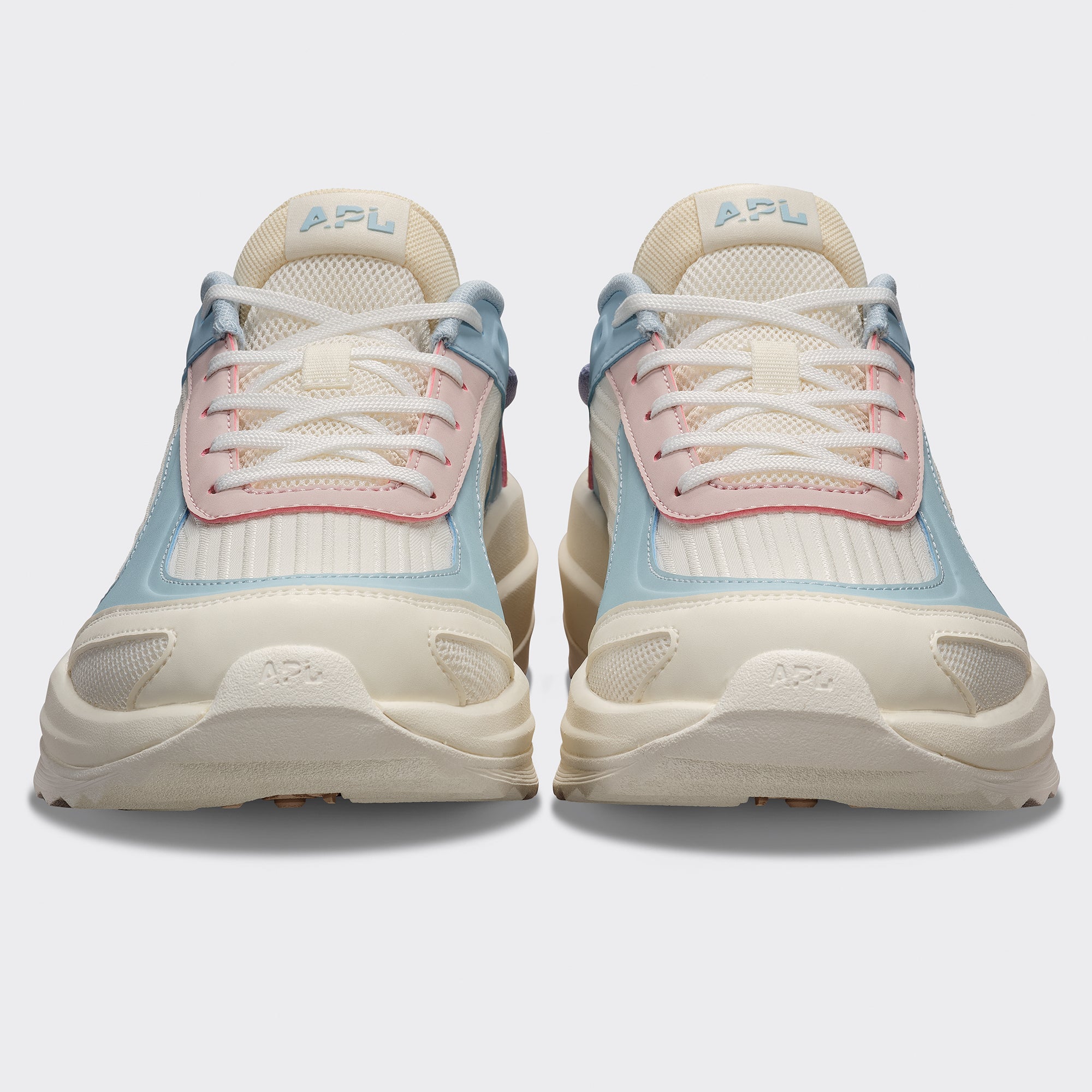 Women's Jogger Linen / Powder Blue / Chalk view 4