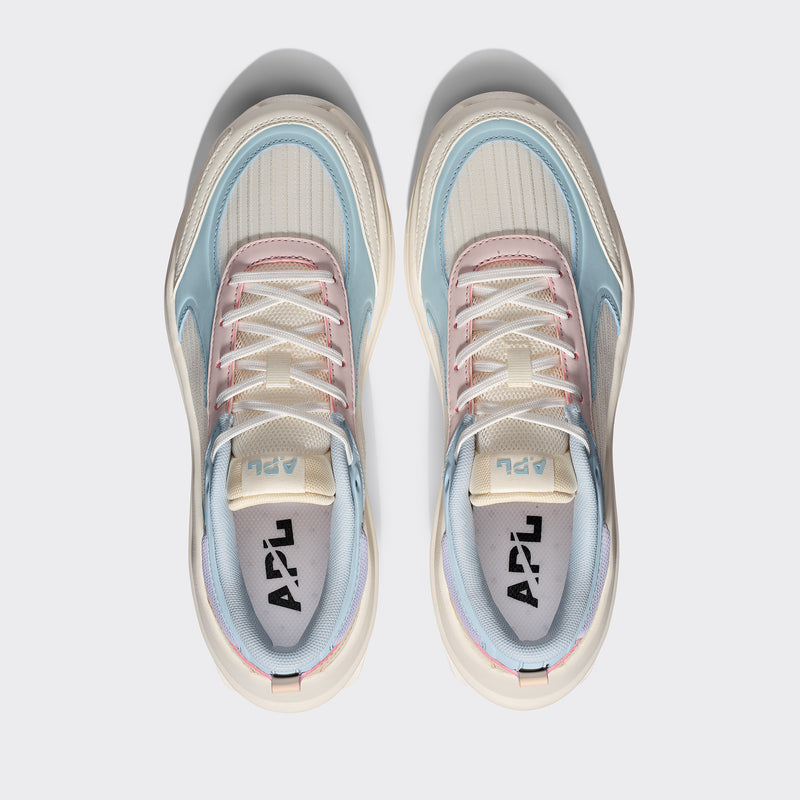 Women's Jogger Linen / Powder Blue / Chalk view 5