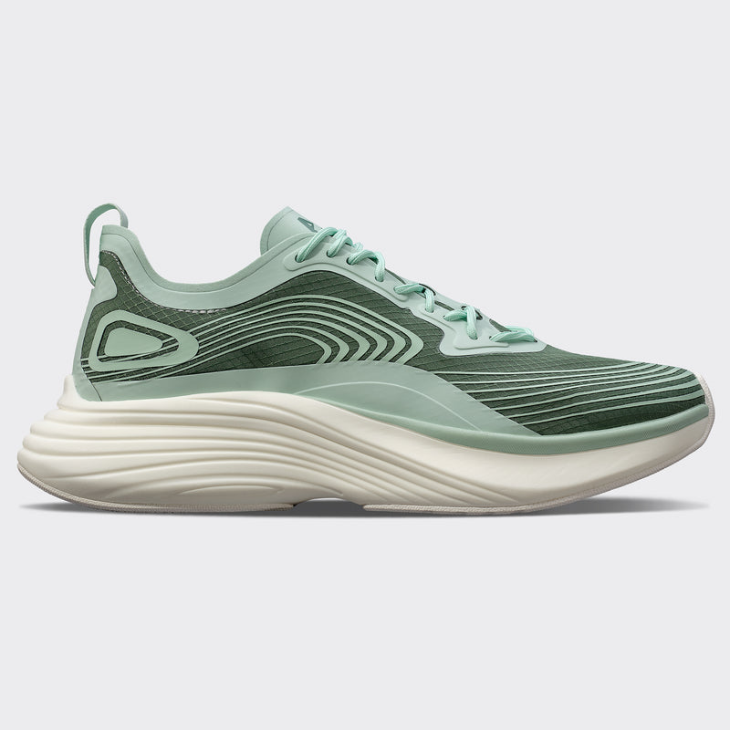Men's Streamline Matcha / Deep Jade / Ivory view 1