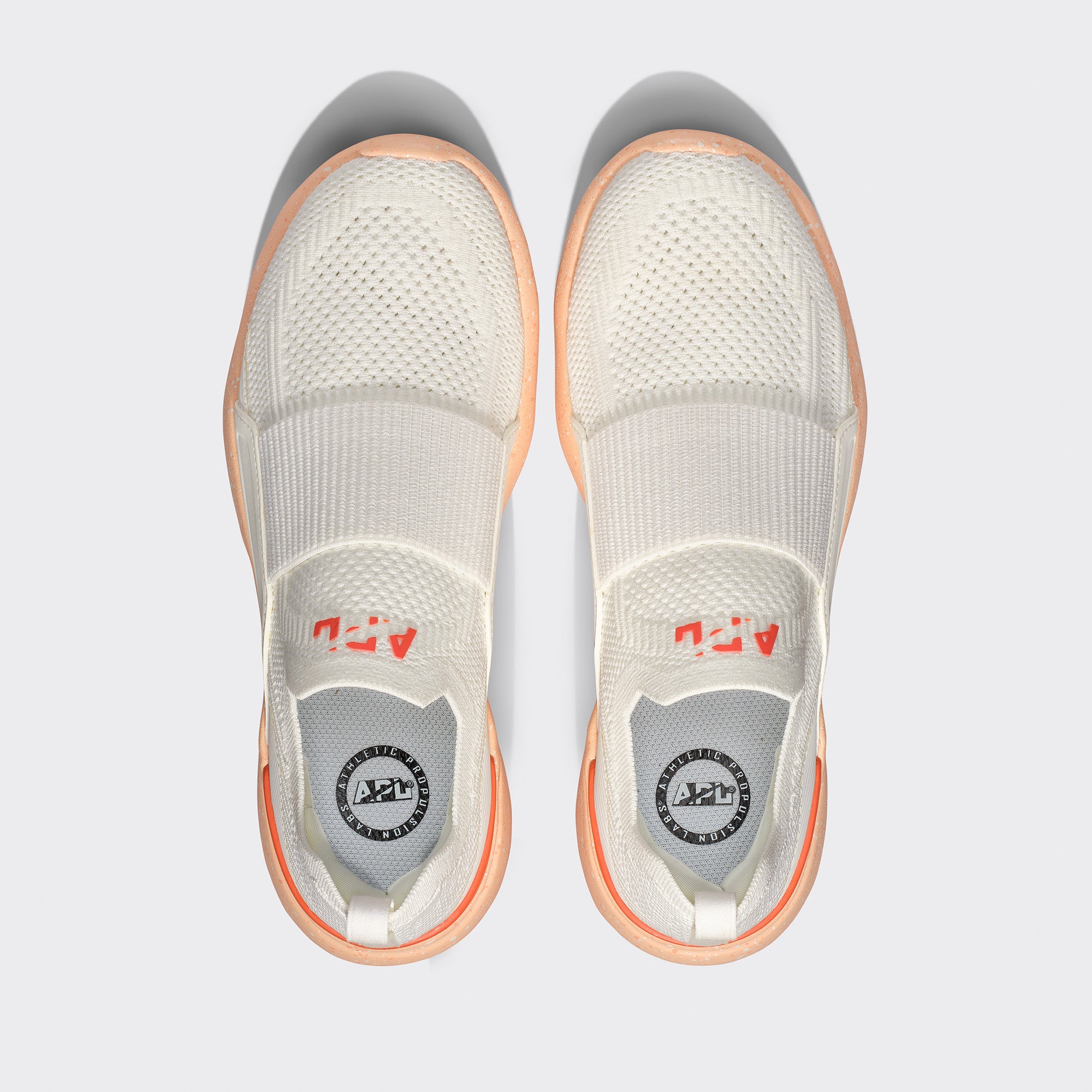 Men's TechLoom Bliss Ivory / Faded Peach / Blood Orange view 5