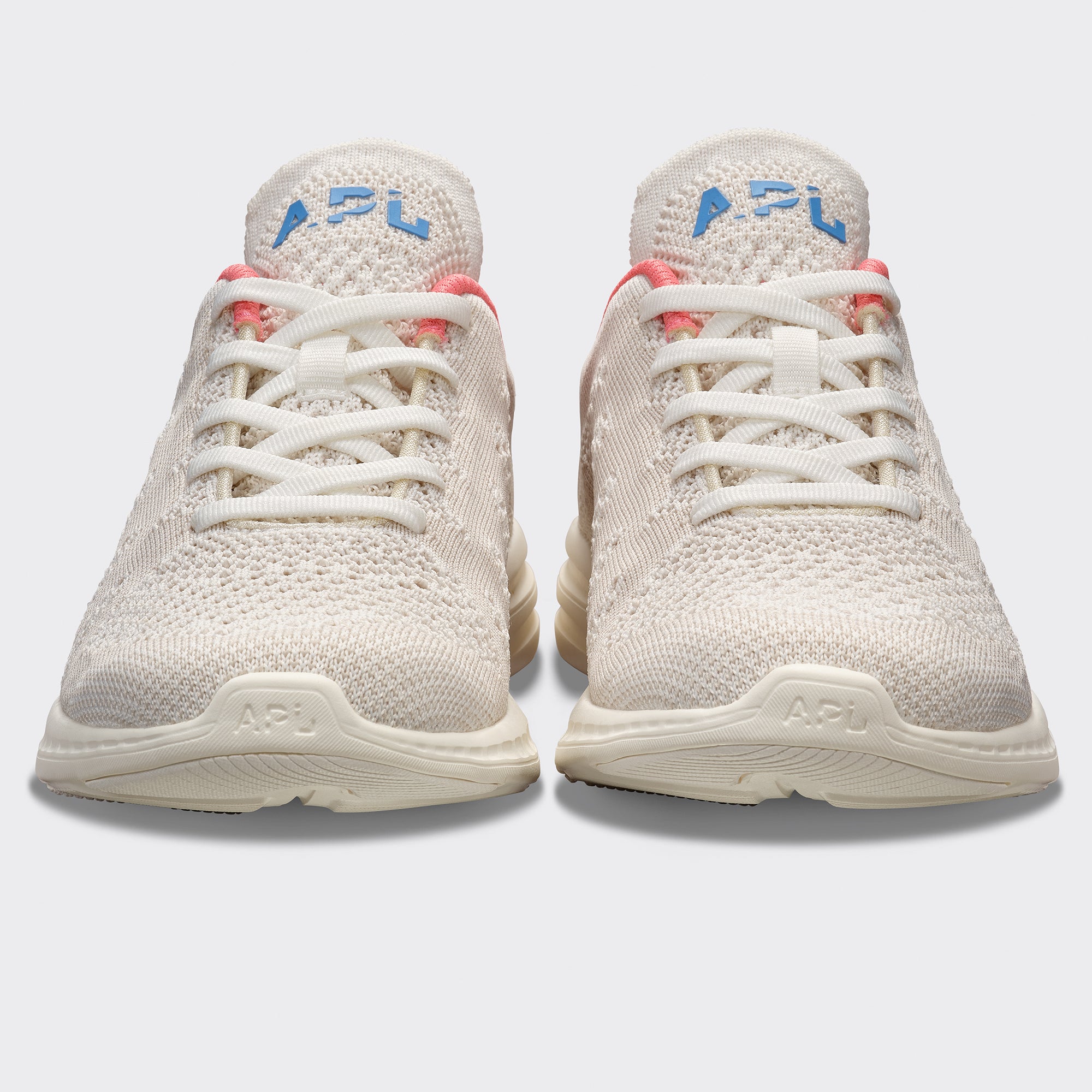 Men's TechLoom Pro Ivory / Guava / Coastal Blue view 4