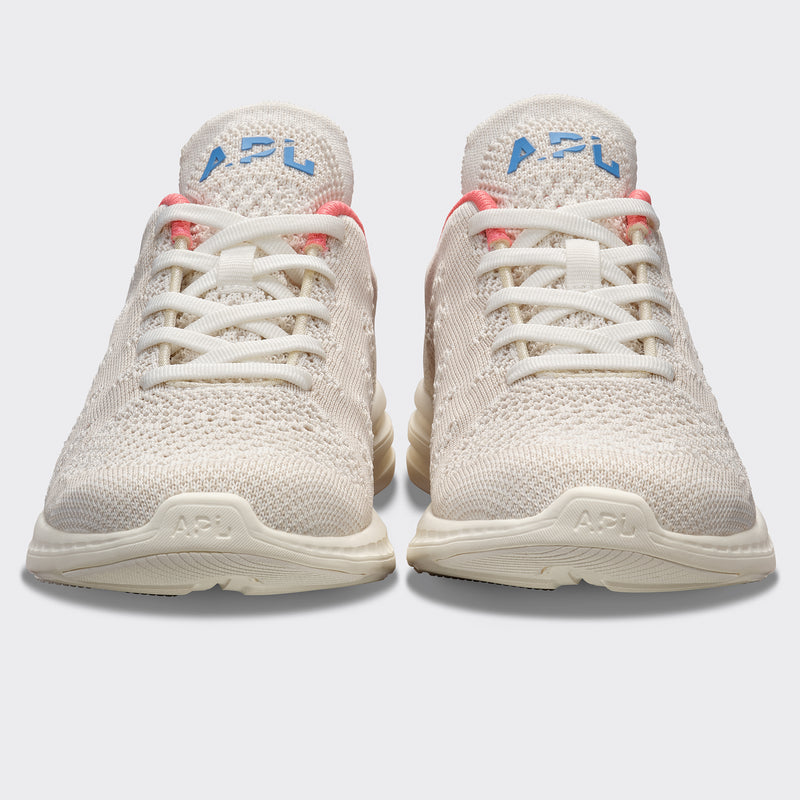 Women's TechLoom Pro Ivory / Guava / Coastal Blue view 4